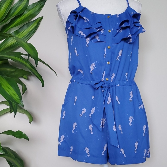 L’Amour Nanette Lepore seahorse romper Sz. M - Picture 3 of 8